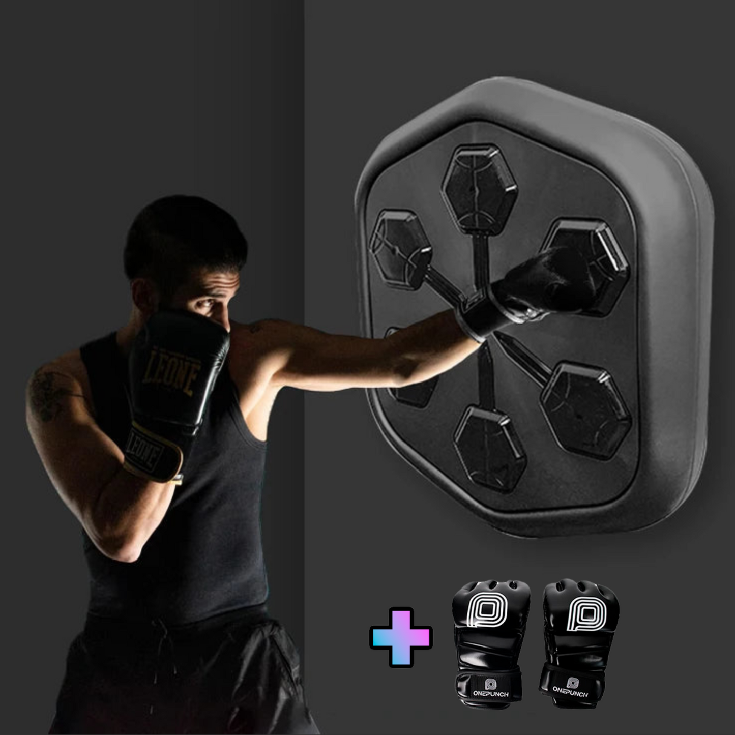 PUNCH QUEST + GLOVES FREE : Ultimate Home Gym Music Boxing Machine